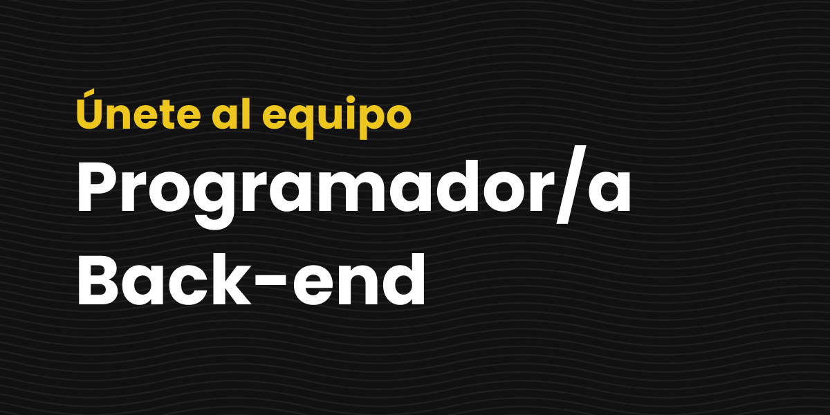 programador back-end