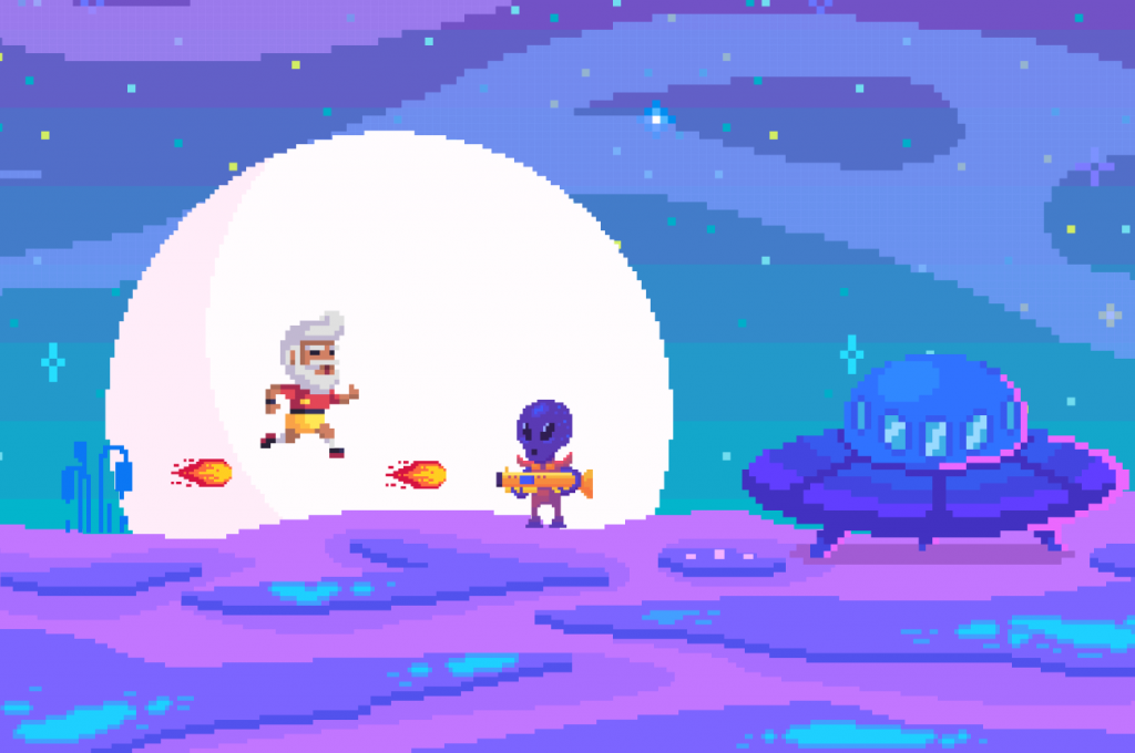 Desarrollo de videojuego 2d pixelart videogame