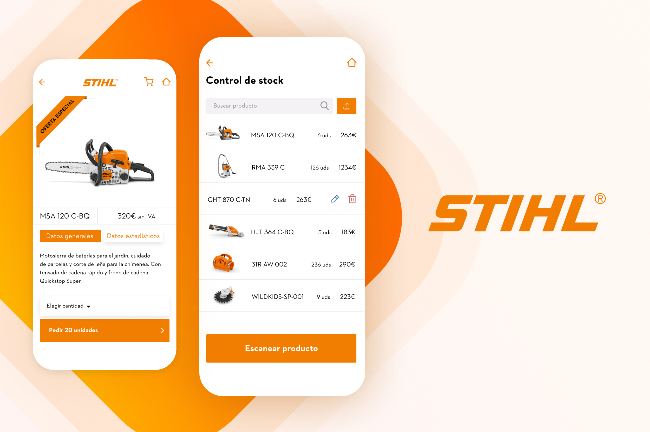 aplicación móvil Stihl